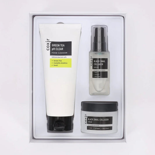 COXIR | BLACK SNAIL GIFT SET - onnistyle.com