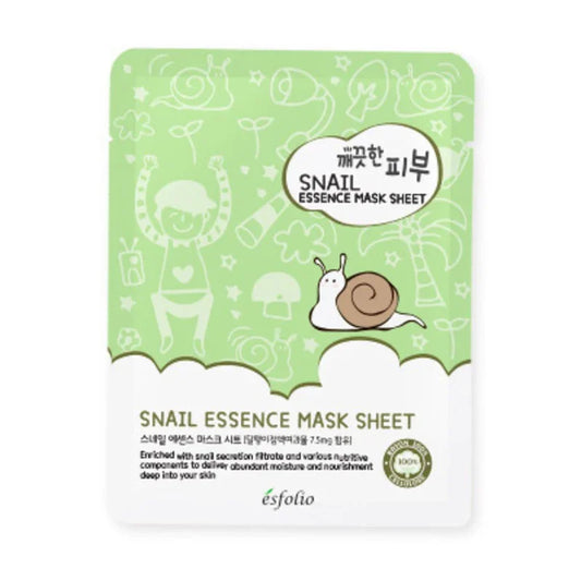 ESFOLIO | SNAIL ESSENCE SHEET MASK - 25ml - onnistyle.com