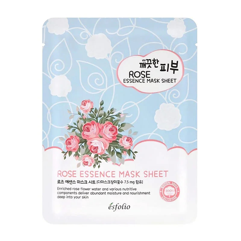 ESFOLIO | ROSE ESSENCE SHEET MASK - 25ml - onnistyle.com