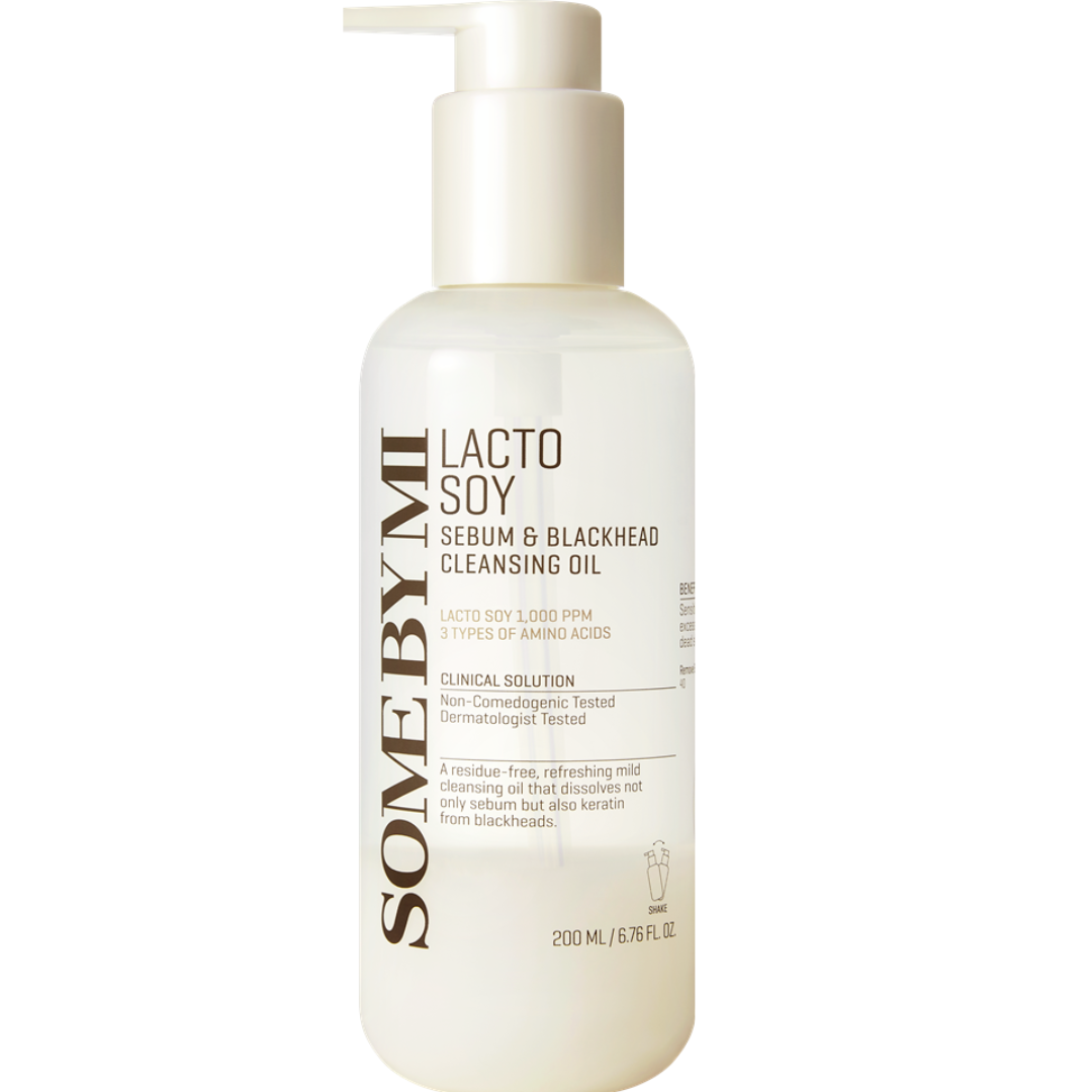 SOME BY MI | LACTOSOY SEBUM & BLACKHEAD CLEANSING OIL - 200ML - onnistyle.com