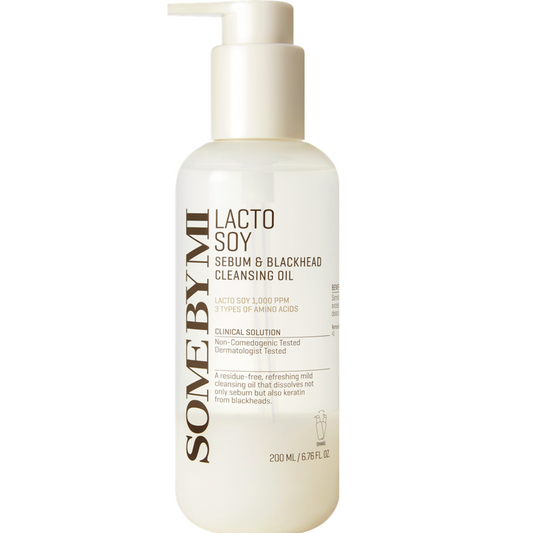 SOME BY MI | LACTOSOY SEBUM & BLACKHEAD CLEANSING OIL - 200ML - onnistyle.com