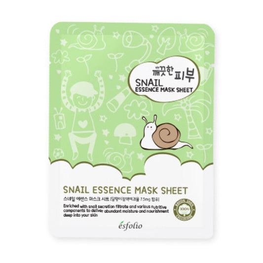 ESFOLIO | SNAIL ESSENCE SHEET MASK - 25ml