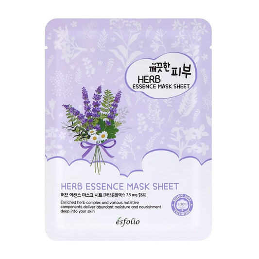 ESFOLIO | PURE SKIN ESSENCE MASK SHEET HERB