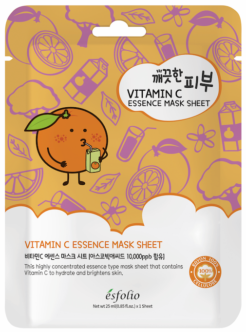 ESFOLIO | PURE SKIN VITAMIN C ESSENCE SHEET MASK