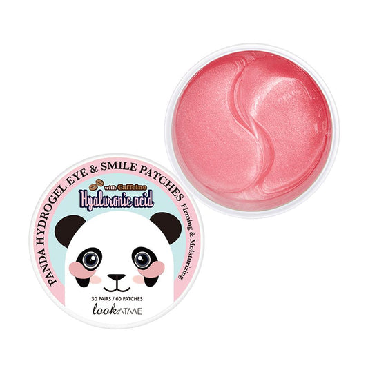 LOOK AT ME | PANDA HYDROGEL EYE PATCH: HYALURONIC ACID & CAFFEINE - 30 paia