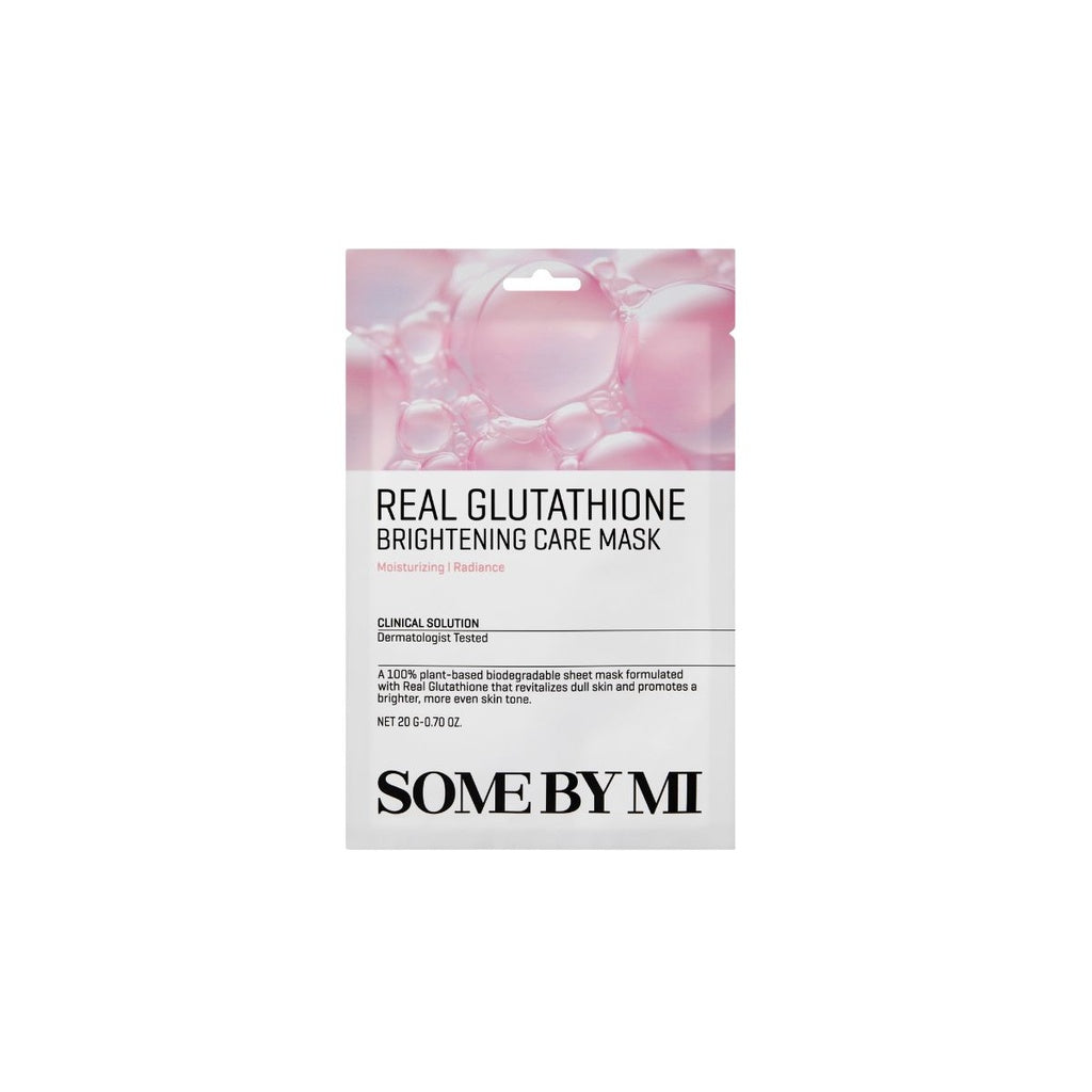 maschera viso some by mi real glutathione brightening care mask in confezione. onnistyle.com