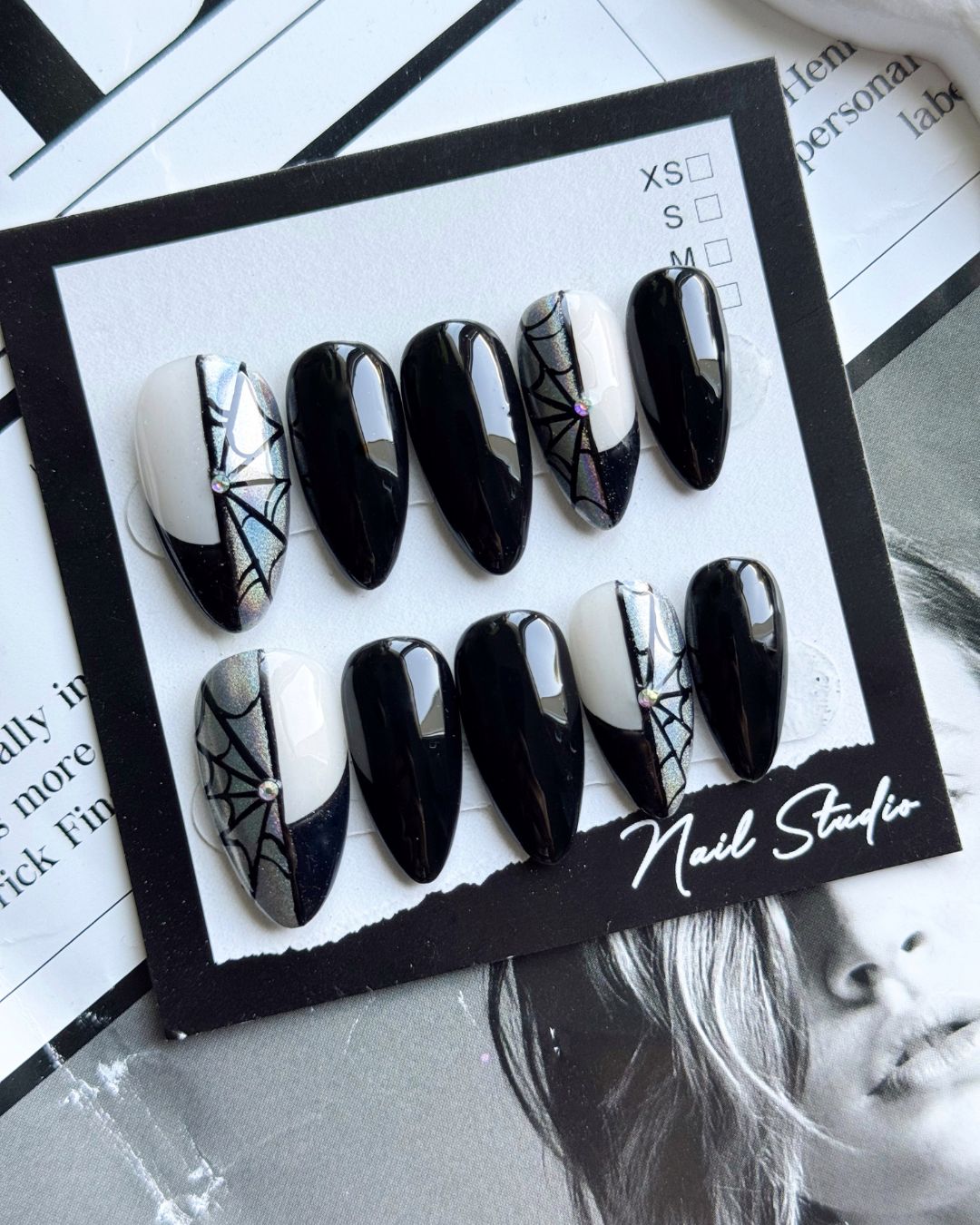 PRESS ON NAILS | DARK SPIDER