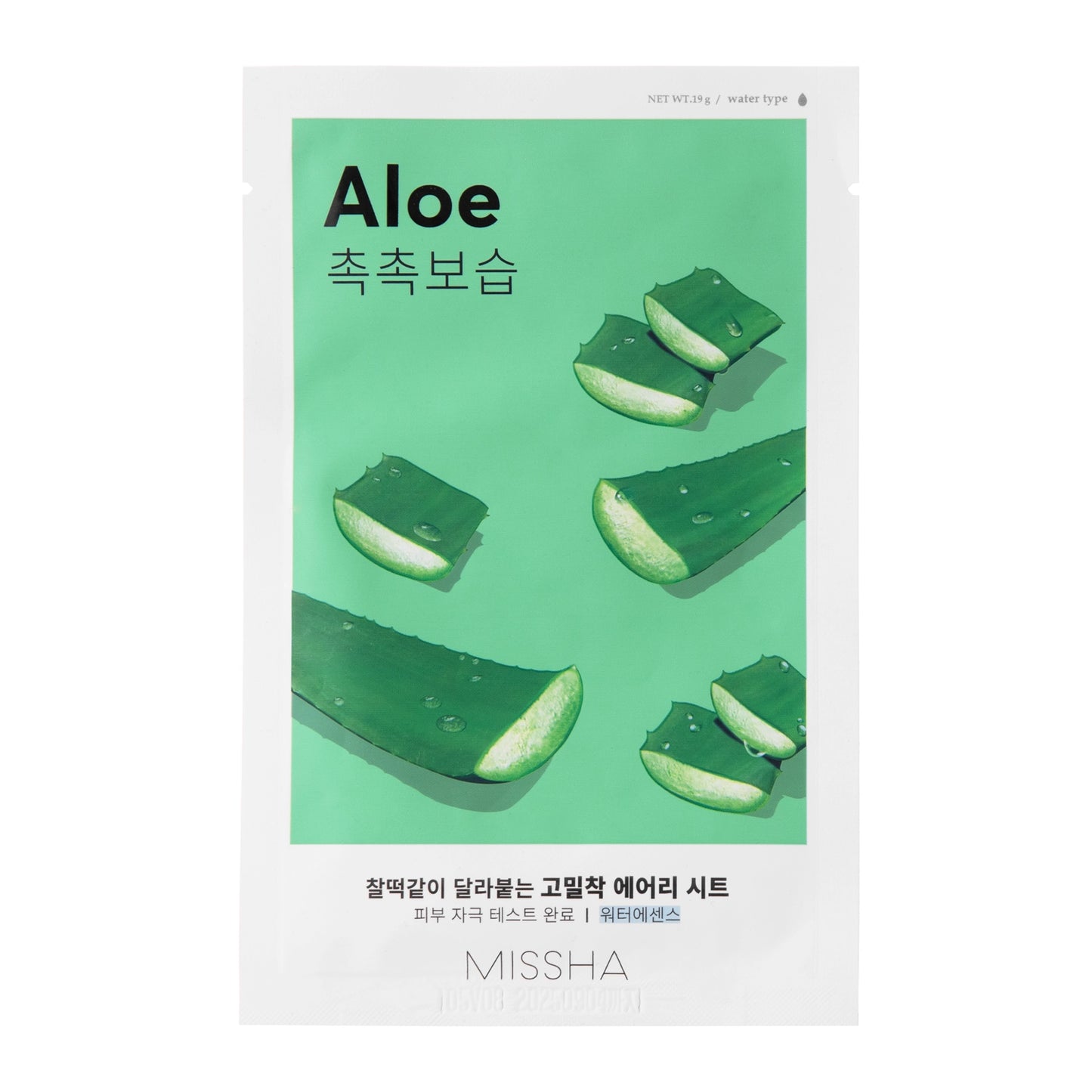 MISSHA | ALOE MOISTURIZING AND ELASTICIZING SHEET MASK - 19gr